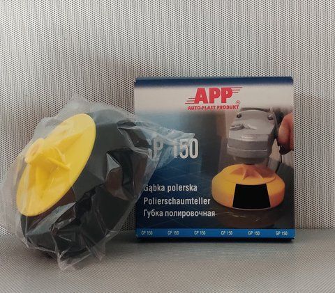 APP Круг полірувальний на закрутку чорний 150 5907782010089 фото