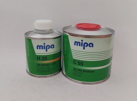 Mipa лак С55 0.5л+затв. H25 0.25л 4016176723748 фото