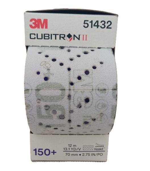 Benzi abrazive 3M Cubitron II Hookit 737U Purple, sub formă de rolă, 70 mm x 12 m, P150 068060060280 foto