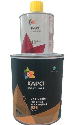 Kapci Грунт акриловий 5+1 чорний 626 Fast 1,0 л+затв 002626 фото