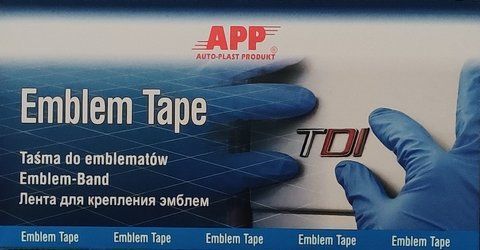 APP Скотч для монтажу емблем 100Х200мм 5907782091002 фото