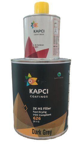 Kapci Грунт акриловий 5+1 сірий 626 Fast 1,0 л 002627 фото