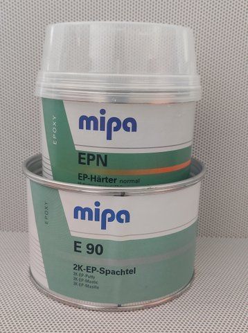 Шпатлiвка Е90 епоксидна Mipa (1кг)+затв EPN 0.5кг 4016176300659 фото